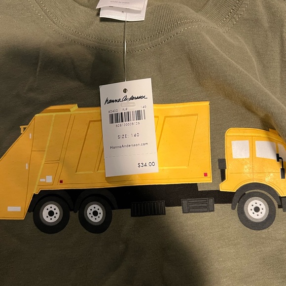 Hanna Andersson Cotton Navy Blue Joggers and Long SleeveTee NWT NEW - Picture 2 of 3